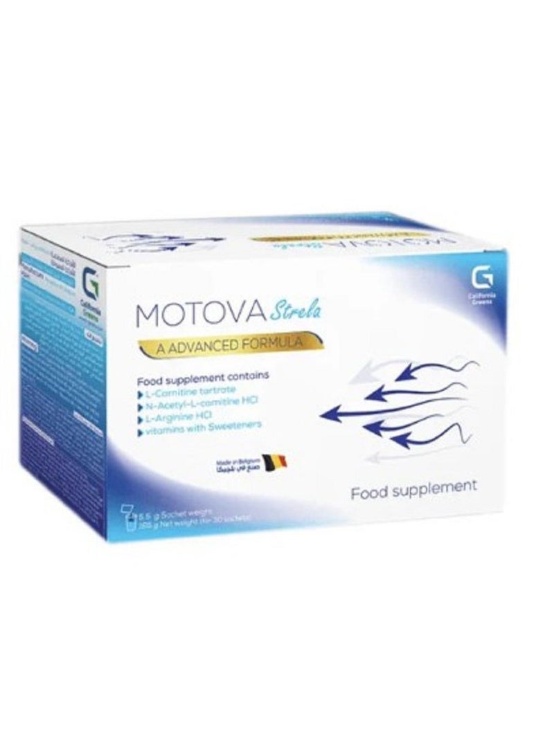 California Greens MOTOVA strela  advanced formula 30 sachets - Image 2